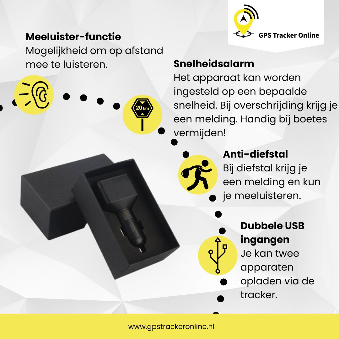USB Autolader met GPS Tracker