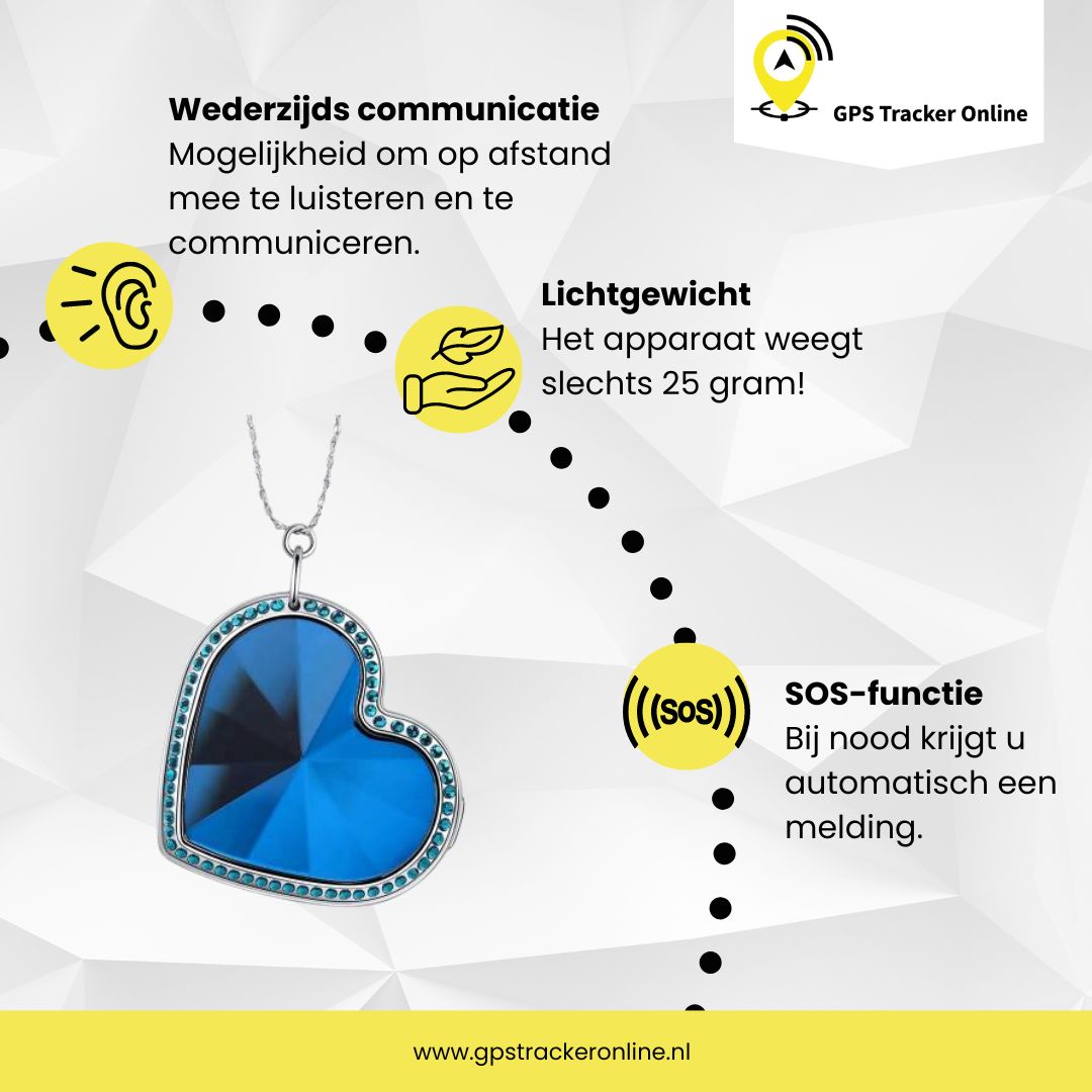 GPS Tracker vrouwen of ketting