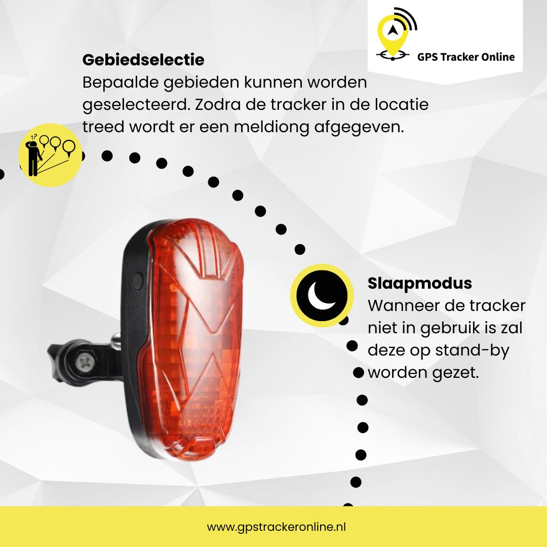 GPS Tracker Fiets Achterlicht