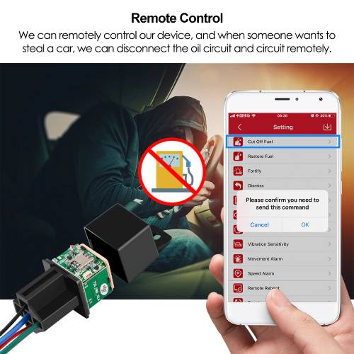 GPS Relais Locator met afstandsbediening