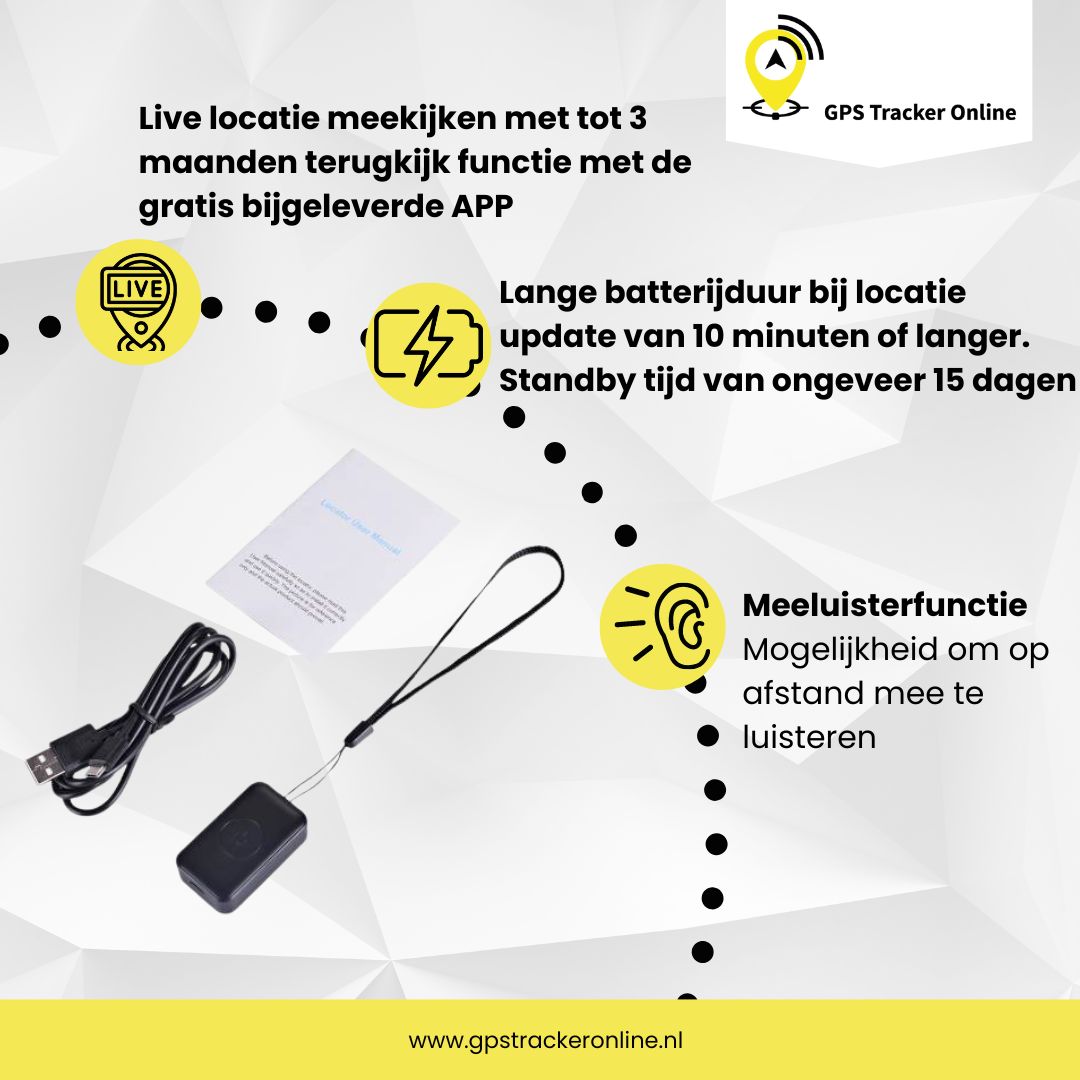 Micro GPS Tracker met SOS Functie